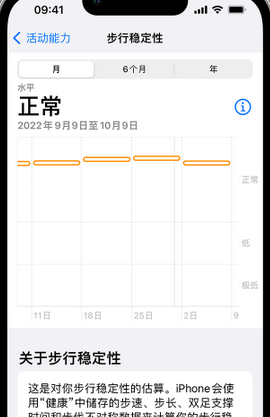 宜川iPhone手机维修如何在iPhone开启'步行稳定性通知'