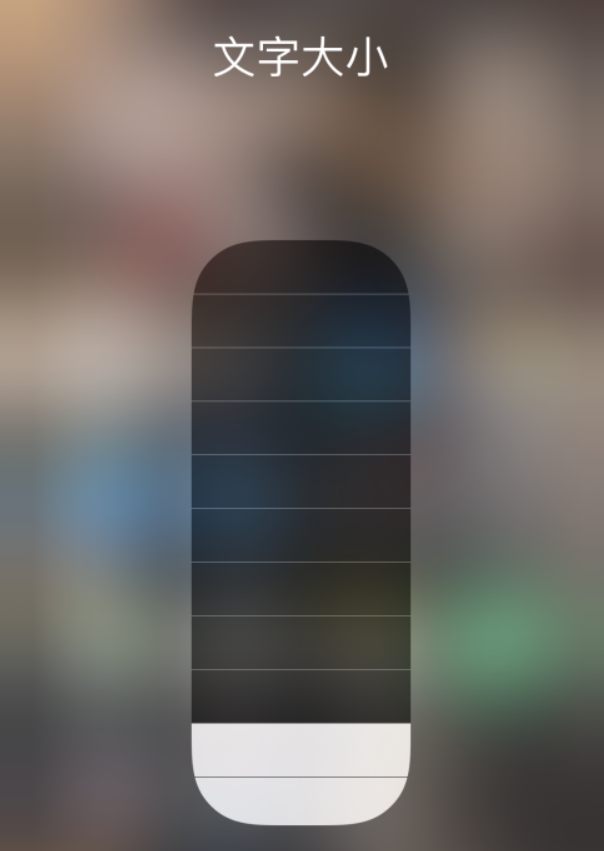 宜川苹果手机维修分享小技巧：在 iPhone 控制中心快速调节字体大小 